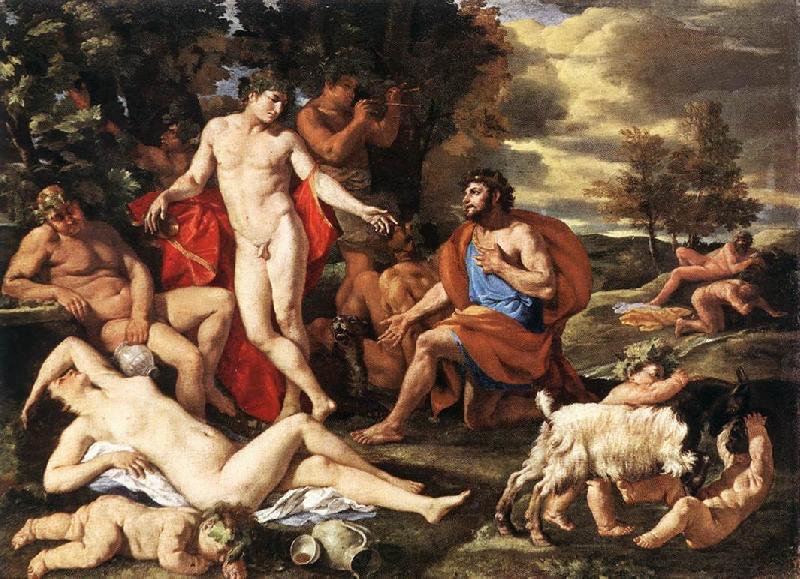 Nicolas Poussin Midas and Bacchus Germany oil painting art